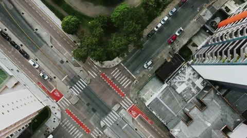 Sky scalpers top view Stock Footage 249468493