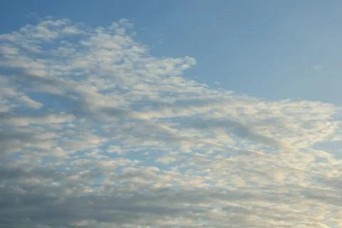 Sky with Scattered Clouds Stock Photos