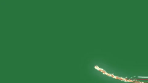 The sky is this screen small object in middle green screen movement Video stock 335697108