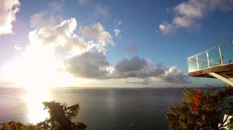 Sky, Sea and Trees - Time Lapse - Salvador/Brazil Stock Footage 23718377