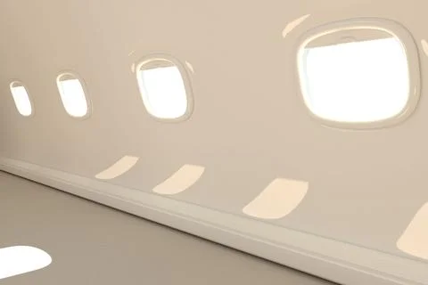 Sky seen through windows Stock Illustration