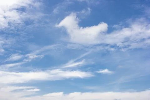 Sky shaped like a bird Stock Photos