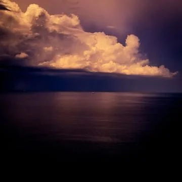 Sky from ship Stock Photos