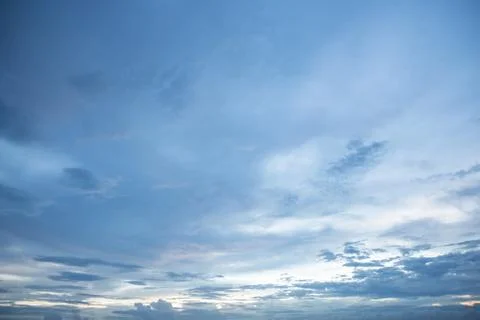 Sky shooting and beautiful clouds Stock Photos