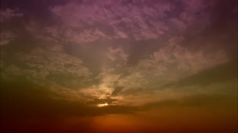 Sky shots - moving clouds 2 Video stock 12676623
