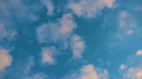 Sky with small clouds Stock Footage 153267551