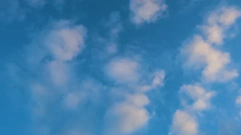 Sky with small clouds Stock Footage 153267764