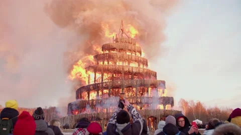 Sky in smoke Stock Footage 176382914