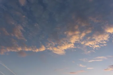 Sky in soft clouds summer tranquil unusual . Stock Photos