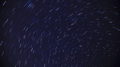 Sky Star Trails Timelapse Stock Footage 98502257