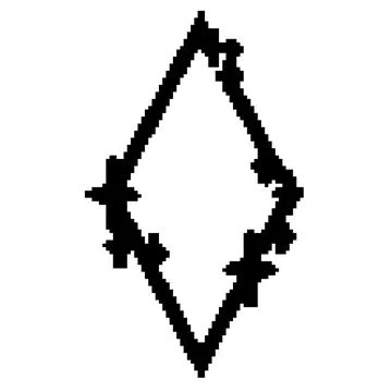 Sky starry frame pixel art vector illustration Stock Illustration