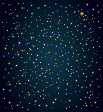 Sky with stars. Stock Illustration