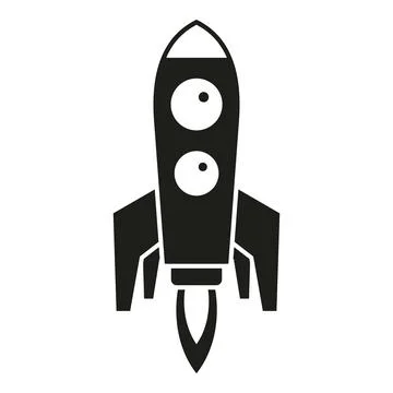 Sky start icon simple vector. Fire ship 스톡 일러스트