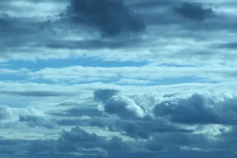 Sky before the storm Stockfoto's