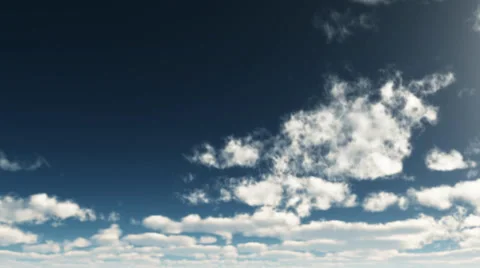 Sky summer 3D 01 Stock Footage 36085331