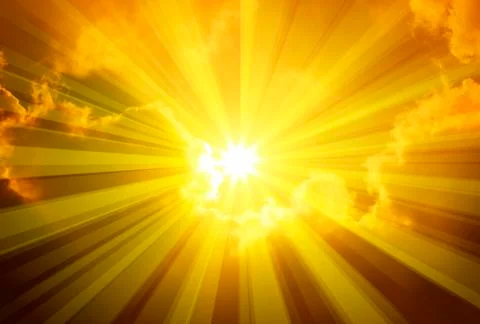 Sky sun cloud Stock Photos