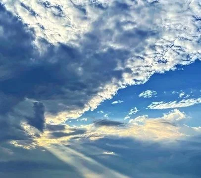 Sky sun clouds Stock Photos