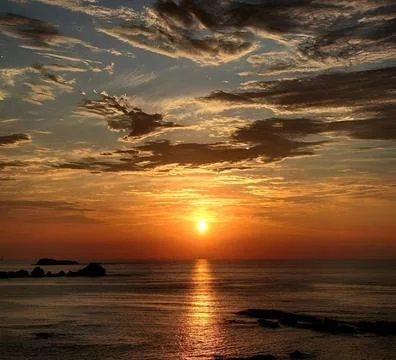 Sky sun clouds Foto stock