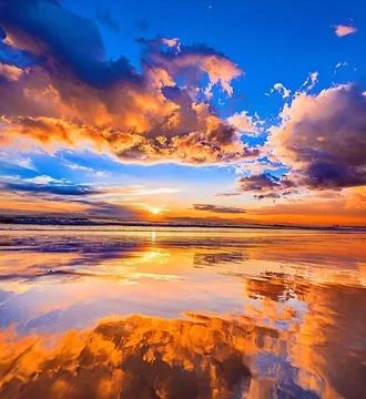 Sky sun clouds Stock Photos