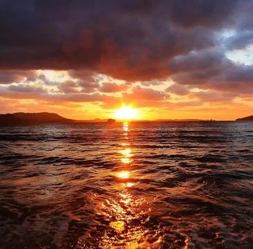 Sky sun clouds Stock Photos