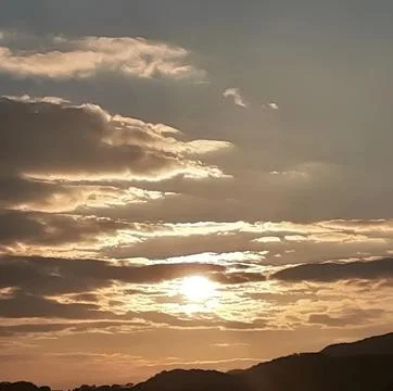 Sky sun clouds Stock Photos