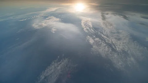 Sky with sun daytime timelapse Stock Footage 167061582