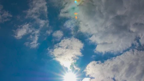 Sky Sun Lens Flare 6 Video stock 112354540