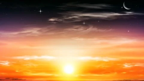 The sky on the sun Stock Photos