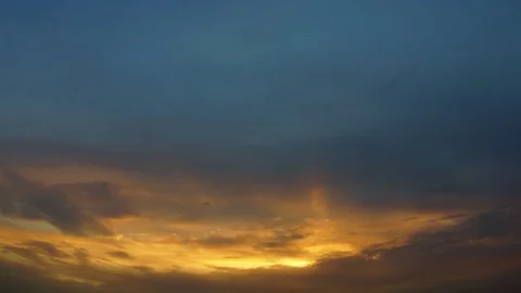 Sky Sundown Clouds Stock-Footage 75113695