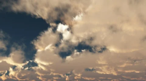 Sky sunny 3D 01 Stock Footage 36083461