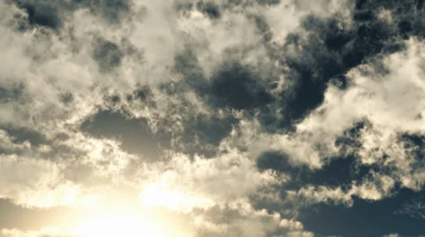 Sky sunny evening 3D Stock Footage 36084914