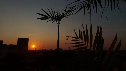 Sky sunset (5) Video stock 283070764