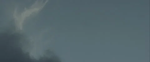 Sky at sunset, anamorphic Stock Footage 46036811