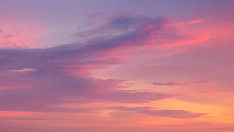 The sky at sunset and at dusk Vidéo 132752373