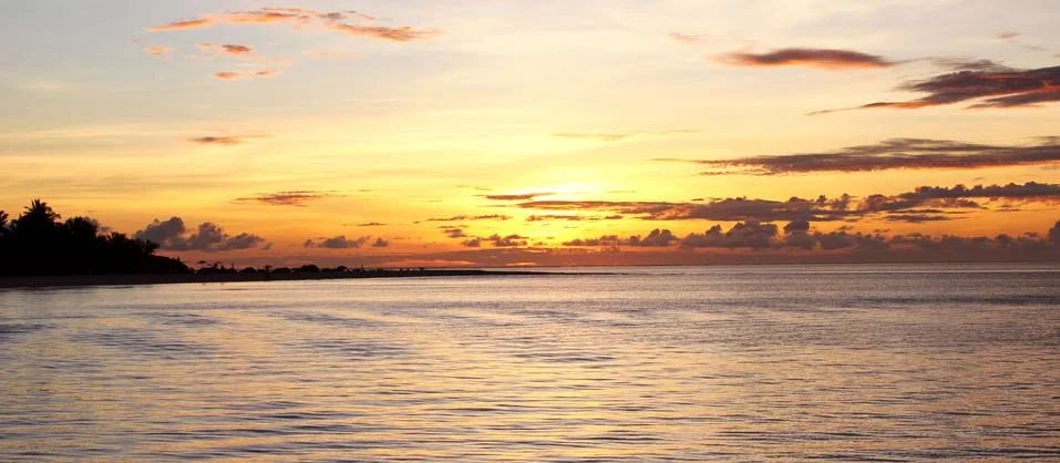 Sky Sunset Background Stock Photos
