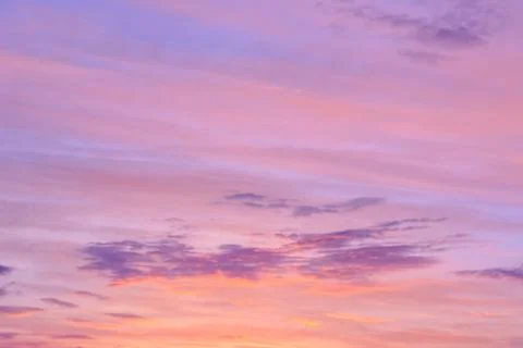 Sky at sunset background. Foto stock