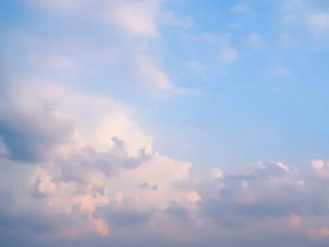 Sky Sunset Cloud Sunrise background Blue Gold Sun Clear Horizon Beauty Fotos Stock