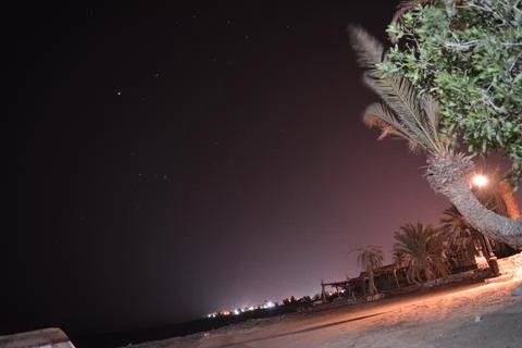 Sky sunset egypt 스톡 사진