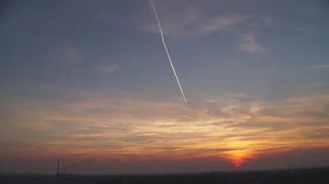 Sky, sunset Stockbeeldmateriaal 44131926