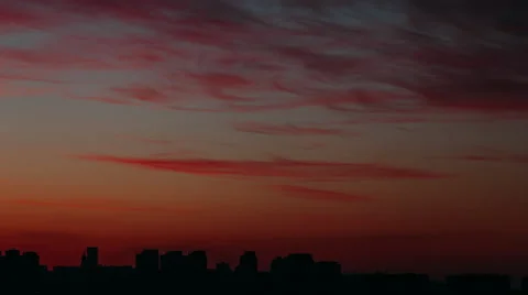 The Sky at Sunset Stock Footage 61629016