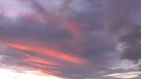 Sky at sunset Stock Footage 74094874
