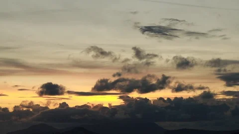 Sky at sunset Stock Footage 128454947