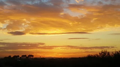 The sky at sunset Stock-Footage 168127286