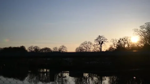 Sky sunset in Kassel Stock Footage 263031129
