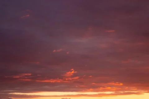 The sky at sunset, natural background Stock-Fotos