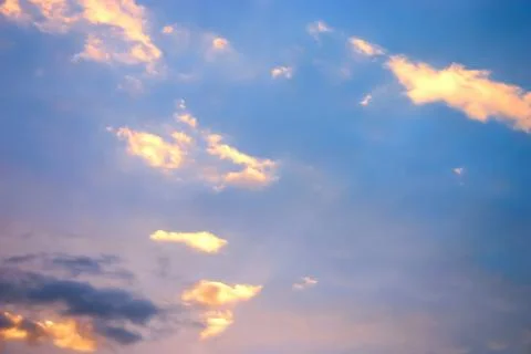 Sky at sunset Stock-Fotos