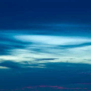 Sky at sunset. Stock Photos