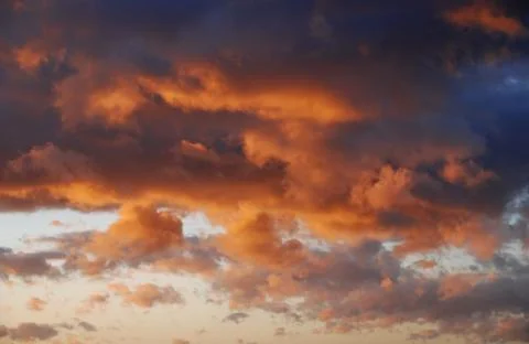 Sky at sunset Stock Photos