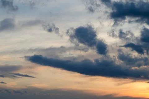 Sky at sunset Stock Photos