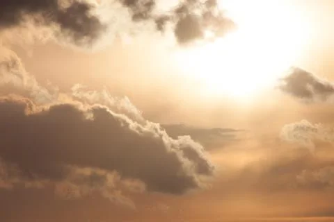 Sky at sunset Stock Photos